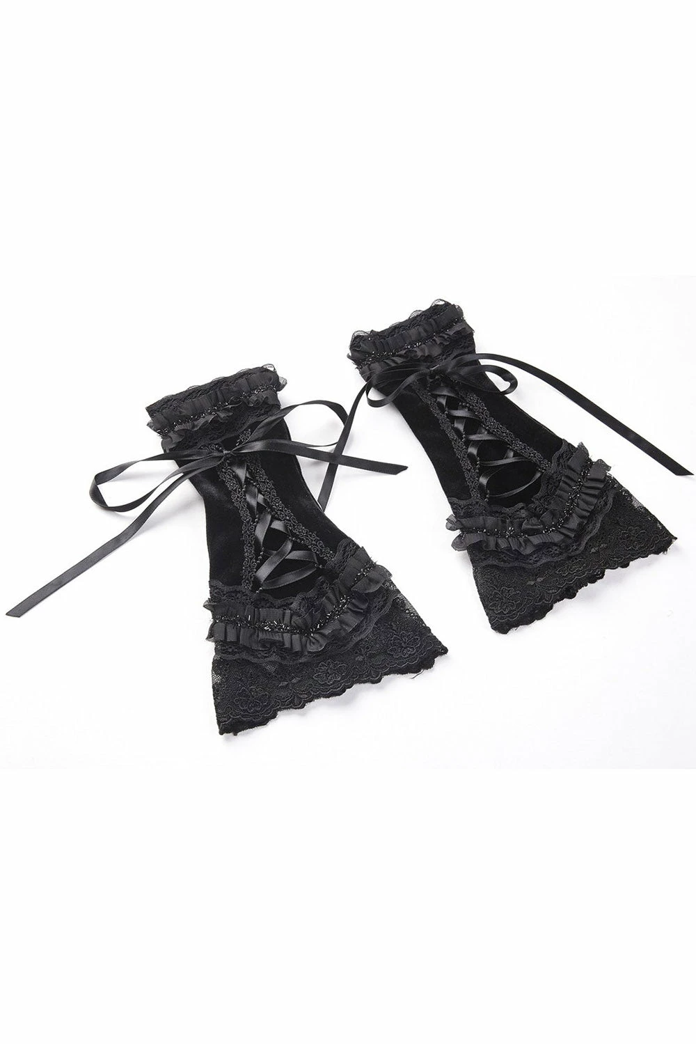 DARK IN LOVE Draculette Ruffled Gloves 3 DARK IN LOVE Draculette Ruffled Gloves