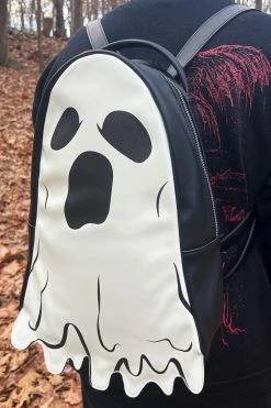 VampireFreaks Ghostie Backpack [Glow In The Dark] -AKUMU INK shop ghost backpack 04