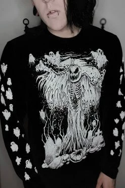 VampireFreaks Pumpkin Reaper Tee [Multiple Styles Available] -AKUMU INK shop ghosttee