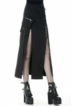 DARK IN LOVE In Your Dark Dreams Slit Maxi Skirt