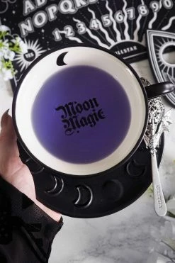 KILLSTAR Phases Teacup & Suacer -AKUMU INK shop goth cup