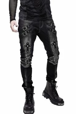 DEVIL FASHION Blood War Pants -AKUMU INK shop gothic clothes plus sizes