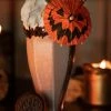LIVELY GHOSTS Spooky Cocktail Umbrellas [PUMPKIN]