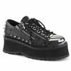 Demonia Crypt Curious Platform Sneakers [GRAVEDIGGER-04 Oxfords]