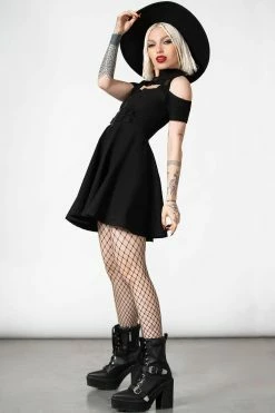 KILLSTAR Cybermancy Zip Skater Dress -AKUMU INK shop grdtete