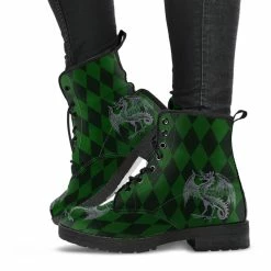 Gallery Serpentine Dragon Print Boots, FREE Shipping