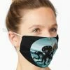 Gallery Serpentine Happy Kraken - Face Mask 2 Gallery Serpentine Happy Kraken - Face Mask -AKUMU INK shop happykraken