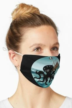 Gallery Serpentine Happy Kraken - Face Mask