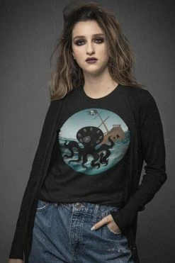 Gallery Serpentine Happy Kraken - Women's T-shirt