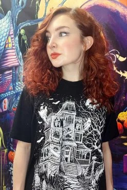 VampireFreaks Haunted Mansion Tee [Multiple Styles Available] -AKUMU INK shop hjkhjhvkj