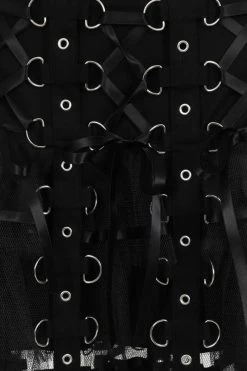 Popsoda Chai Mini Skirt [BLACK] -AKUMU INK shop hlb50150z chai skirt blk blk 11