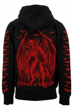 VampireFreaks Creature Of The Night Hoodie [Zipper Or Pullover] -AKUMU INK shop hoodie back
