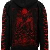 VampireFreaks Nosferatu Hoodie W/ Red Bat Sleeves [Zipper Or Pullover] -AKUMU INK shop hoodie back 61d9a2a4 fd7c 412f 86b0 c20a874368ff