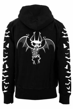VampireFreaks Batty Bones Hoodie [Zipper Or Pullover] -AKUMU INK shop hoodie back c5ddd8b1 4204 46a9 ba66 3f7c594dc051