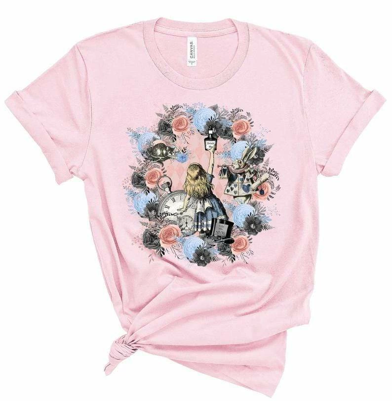 Gallery Serpentine Alice In Wonderland Drink Me T-shirt 4 Gallery Serpentine Alice In Wonderland Drink Me T-shirt - Image 2