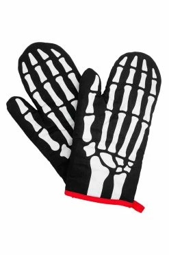 SOURPUSS Miss Bones Oven Mitts Set