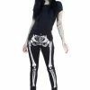Kreepsville Skeleton Jeans [Unisex] [White Bone] -AKUMU INK shop jhghgffhgc