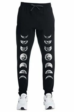 VampireFreaks Moon Phase Joggers [Unisex] -AKUMU INK shop joggers moon phases