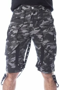 POIZEN INDUSTRIES Justus Shorts [Gray Camo]