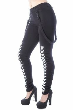 POIZEN INDUSTRIES Kalma Leggings -AKUMU INK shop kalma leggings black chemical Black 3