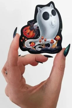 Elissa Marie Creative Scaredy Cat Sticker