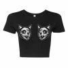 VampireFreaks Kitty Titties Crop Top -AKUMU INK shop kittyCropTop