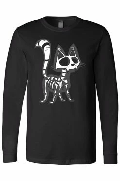 VampireFreaks Skelekitty Tee [Multiple Styles Available] -AKUMU INK shop kittylong