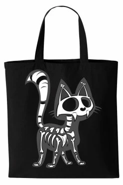 VampireFreaks Skelekitty Bag [Multiple Styles Available] -AKUMU INK shop kittytote