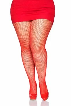 LEG AVENUE Fishnet Tights [Plus Size] -AKUMU INK shop kofjlfgdss
