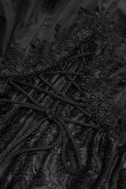 DEVIL FASHION Witcheress Floral Lace Tailcoat 25 DEVIL FASHION Witcheress Floral Lace Tailcoat -AKUMU INK shop kuikuicopy