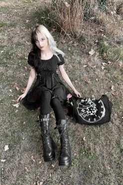 VampireFreaks Alice In Wonderland Clock Bag [Multiple Styles Available] -AKUMU INK shop larissaLRY