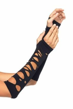 LEG AVENUE Distressed Arm Warmers
