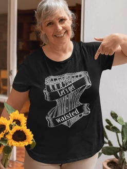 Gallery Serpentine Corset Wearer's Tee -AKUMU INK shop letsgetwaistedolder