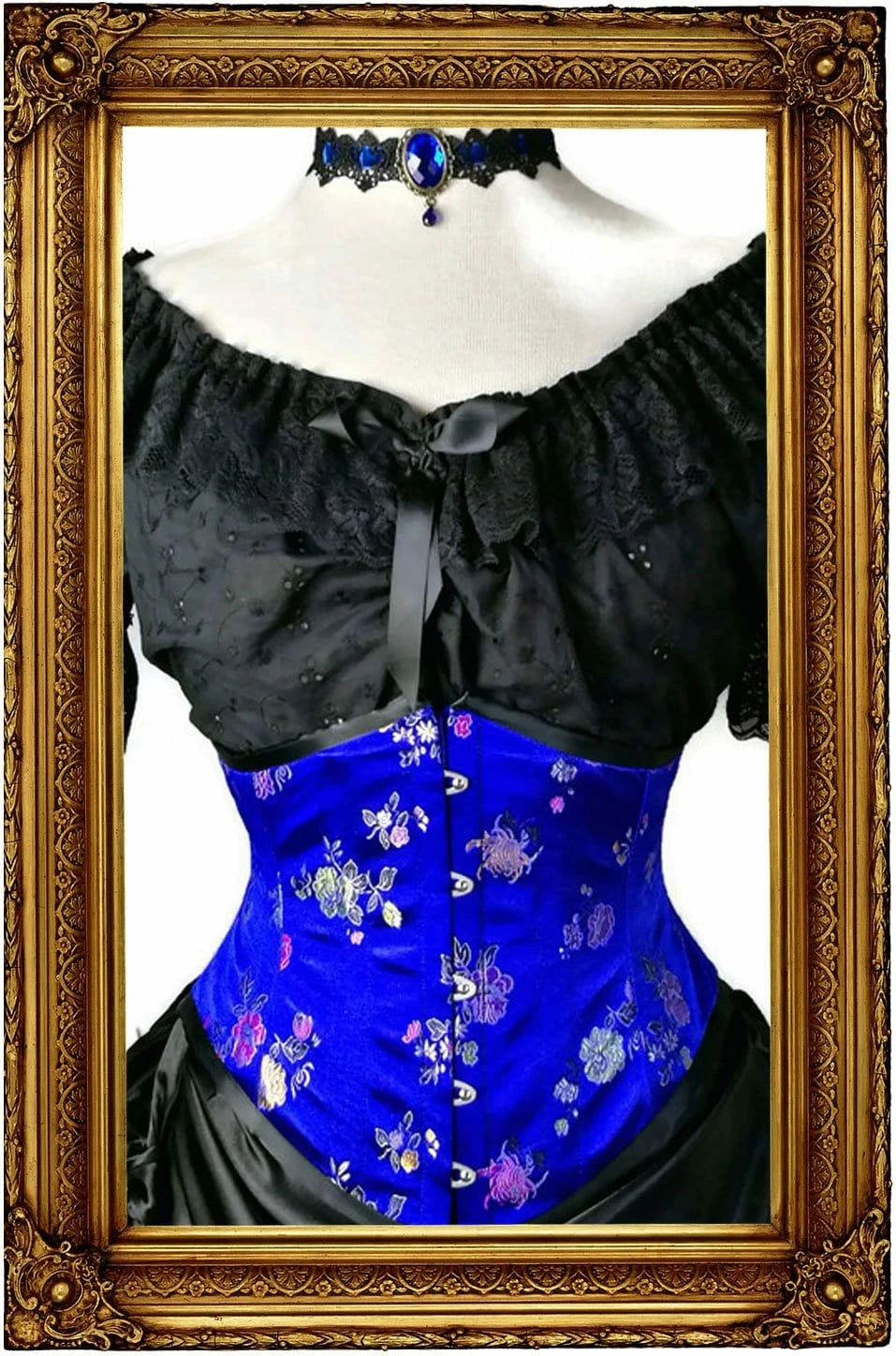 Gallery Serpentine Corsetry Lilly - Blue Beauty 3 Gallery Serpentine Corsetry Lilly - Blue Beauty