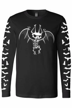 VampireFreaks Batty Bones Tee [Multiple Styles Available] -AKUMU INK shop longsleeve tshirt 953654ba 21e2 4baf a4f4 71ef0f88fbcc