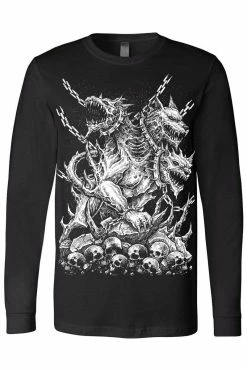VampireFreaks Cerberus Tee [Multiple Styles Available] -AKUMU INK shop longsleeve tshirt c0591060 31f8 49a0 824b 8f9d42e93a60