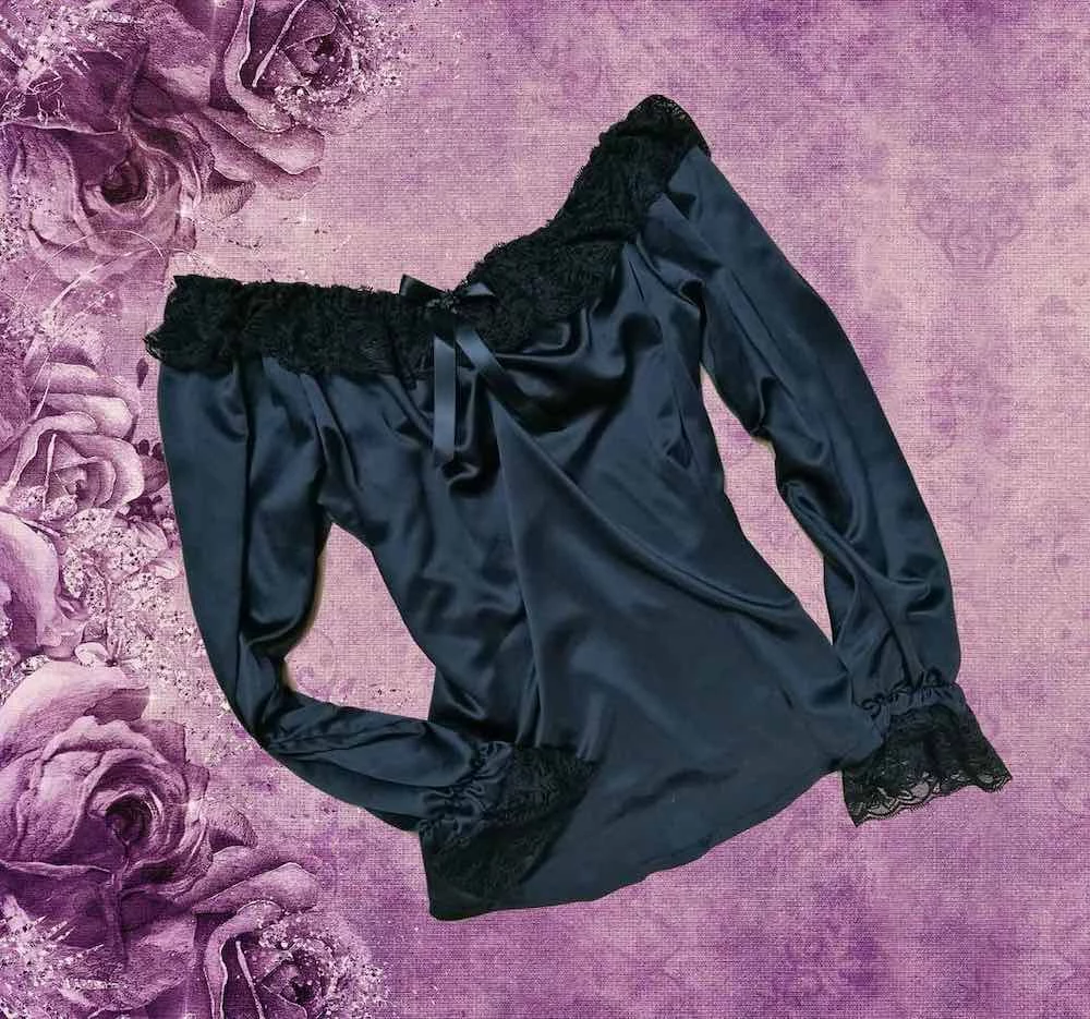 Gallery Serpentine Victorian Under Corset Chemise, Long Sleeved 5 Gallery Serpentine Victorian Under Corset Chemise, Long Sleeved - Image 3