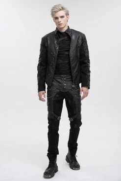 DEVIL FASHION Death In The Desert Moto Pants -AKUMU INK shop mens burning man pants