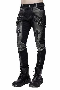 DEVIL FASHION Blood War Pants -AKUMU INK shop mens punk rock pants
