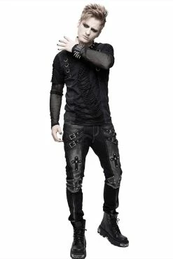 DEVIL FASHION Blood War Pants -AKUMU INK shop mens vintage punk pants