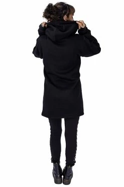 POIZEN INDUSTRIES Moon Kitty Hood [Black] -AKUMU INK shop moon kitty hood black heartless 6