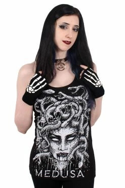 VampireFreaks Medusa Tee [Multiple Styles Available] -AKUMU INK shop mort medua