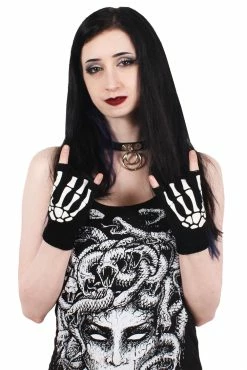 VampireFreaks Fingerless Skeleton Gloves -AKUMU INK shop mort skeleton gloves 17fdc97e c700 4b13 a11d 5e6c0ea1421d