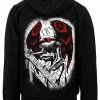 VampireFreaks Mothman Of Point Pleasant Hoodie [Zipper Or Pullover] -AKUMU INK shop mothman hoodie back resize
