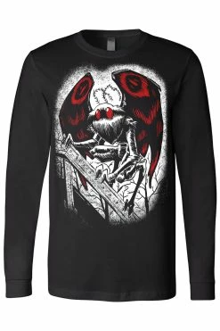VampireFreaks Mothman Of Point Pleasant Tee [Multiple Styles Available] -AKUMU INK shop mothman longsleeve tshirt resize