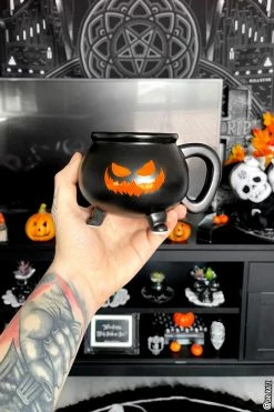 VampireFreaks Halloween Fiend Cauldron Mug -AKUMU INK shop mug 5994194b 3c19 4d70 9f6f 19c6a07c7669