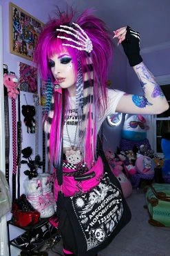 VampireFreaks Purranormal Spirit Board Messenger Bag -AKUMU INK shop occult cat Messenger Bag 852a75ad 0bc0 4799 8297 9706bc2b5ab4