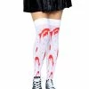 LEG AVENUE Bloody Zombie Thigh Highs 1 LEG AVENUE Bloody Zombie Thigh Highs -AKUMU INK shop oeidfiefd