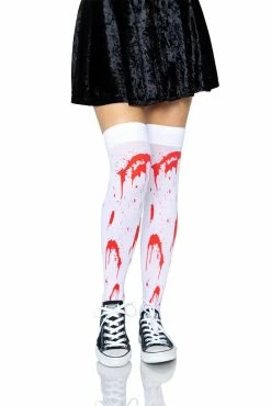 LEG AVENUE Bloody Zombie Thigh Highs