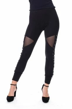 POIZEN INDUSTRIES Onyx Leggings -AKUMU INK shop onyx leggings black vixxsin 177